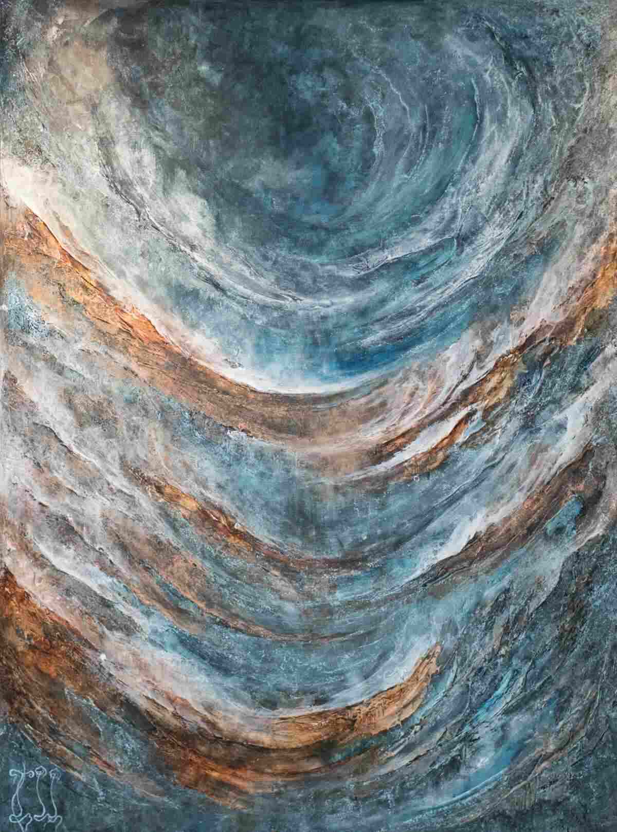 Entre lo terrenal y lo espiritual 2019 97x130 (contraportada)